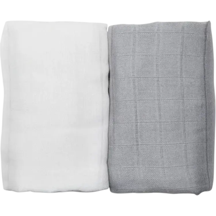 Les Enfants Muslin Blanket 2-pack