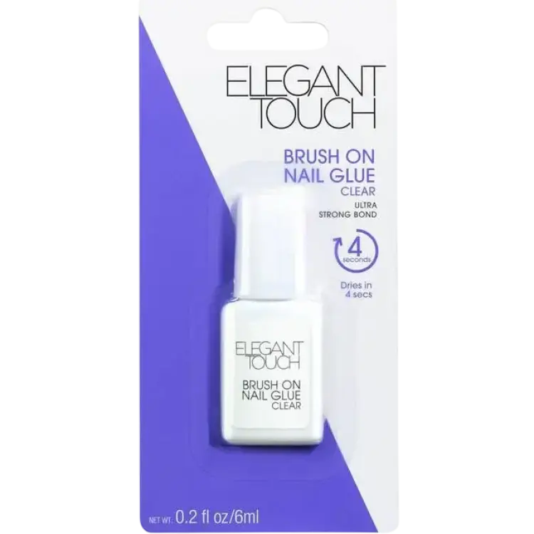 Elegant Touch Brush On Nail Glue - 6 Ml 6ml