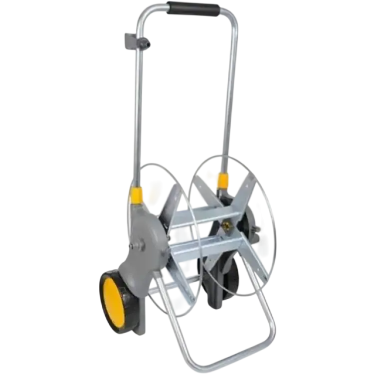 Hozelock Assembled Metal Hose Cart 90m