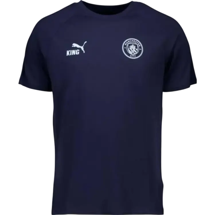 Puma Manchester City King T-shirt Deep Navy-Team Light Blue Herr M