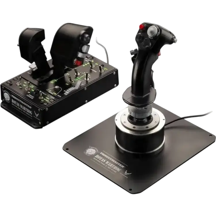 Thrustmaster Hotas Warthog Flight Stick + Throttle - Black
