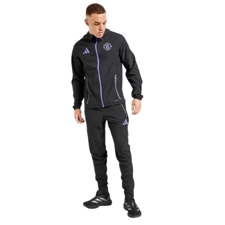 adidas Performance Manchester United Tiro 25 Competition Vis Resebyxor - Svarta Lila