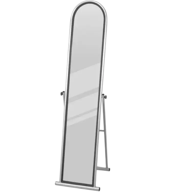 vidaXL Full Length Grey Golvspegel 38x152cm