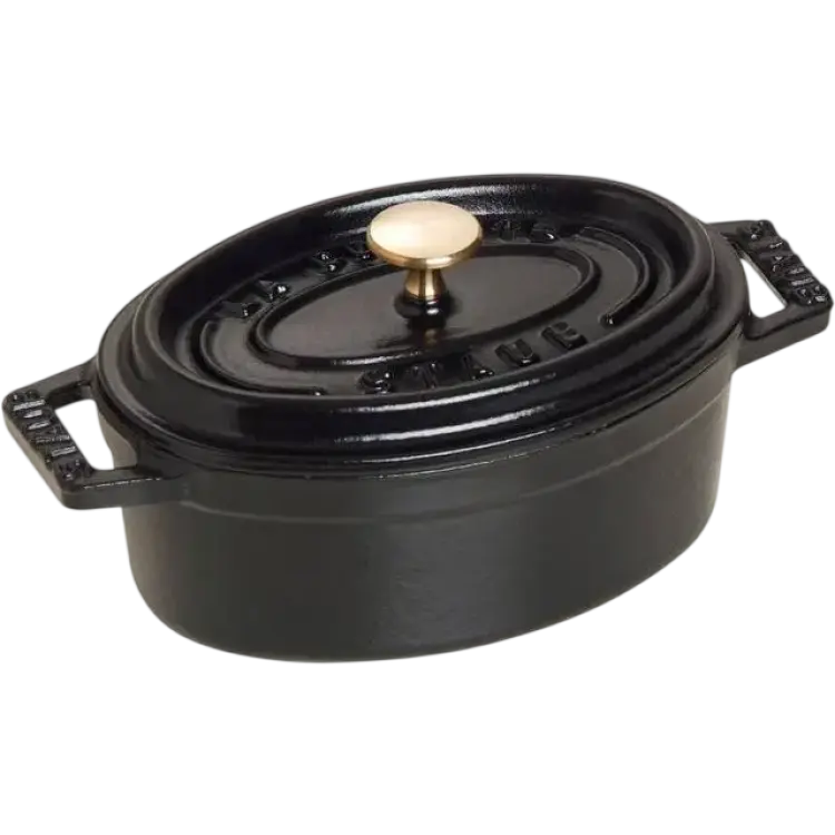 Staub La Cocotte Black med lock 0.25 L 11 cm