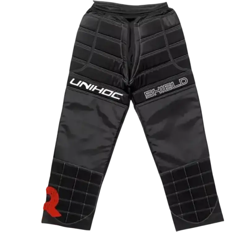 Unihoc Goalie Pants Shield Jr Black/White 150CL
