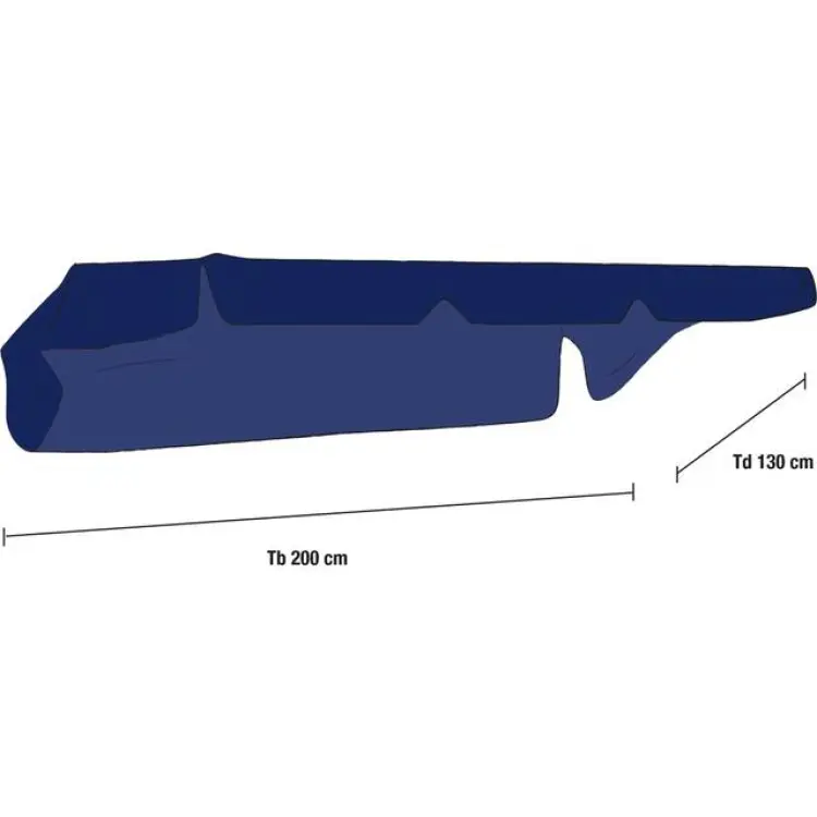 Brafab Olbia Hammocktak Blå 200 x 130 cm