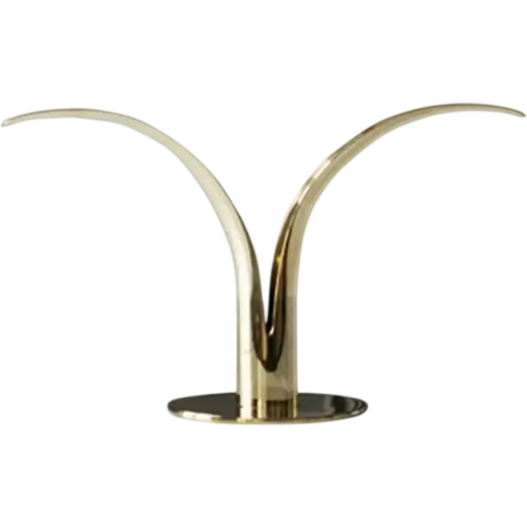 Skultuna Liljan Brass Ljusstake 12.5cm