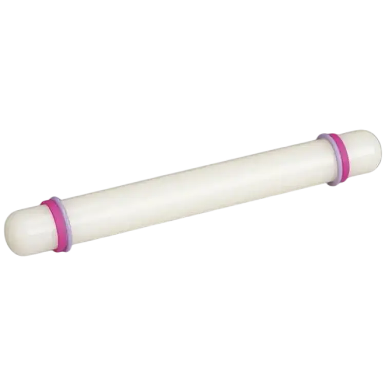 Städter Ausrollstab mit Distanzringen Fondant Fondantkavel 22.5 cm