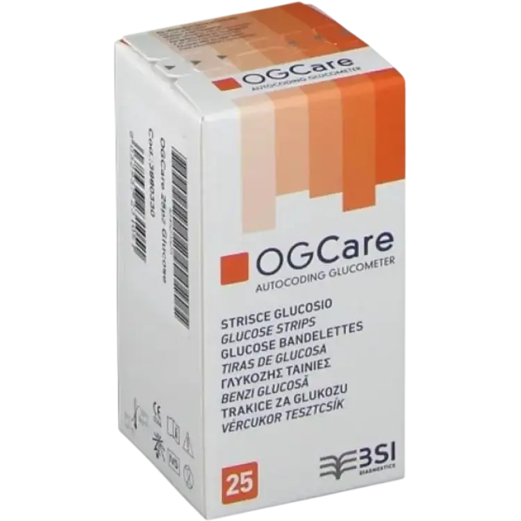 OGCare Blodsockerstickor till 25 Stickor