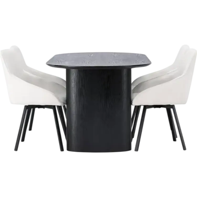 Venture Home Matgrupp Isolde Med Stolarna Rosie Bordsgrupp