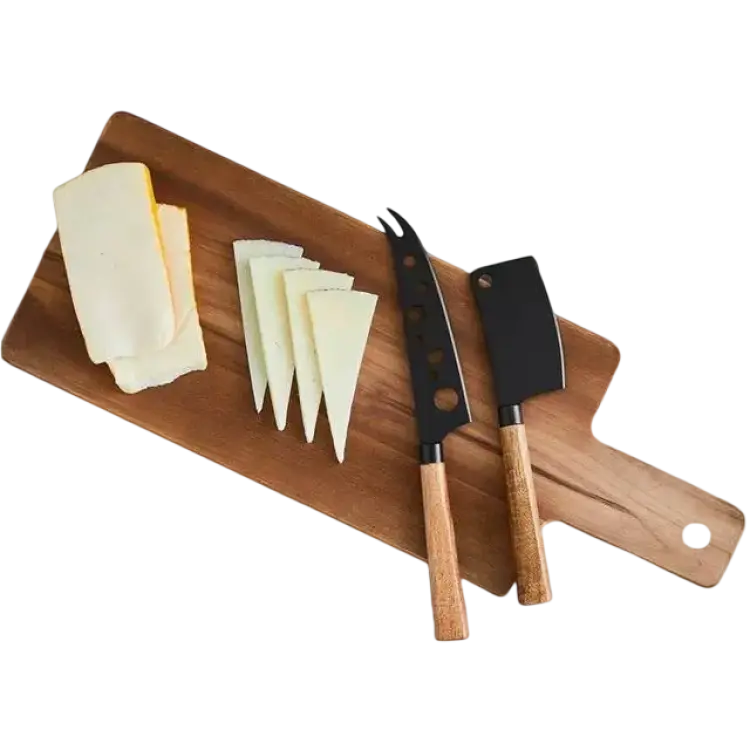 Hâws Santo Ostesæt 3 Knive Og Skærebræt Ostbricka