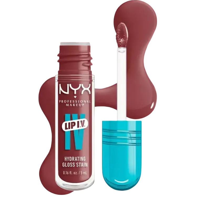NYX Lip I.V. Hydrating Lip Gloss Stain #02 Hydra Honey