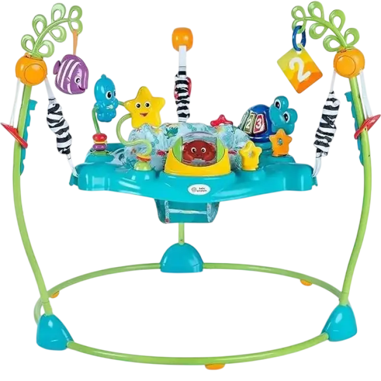 Baby Einstein Ocean Explorers Curiosity Cove 2-in-1 Educational Activity Jumper