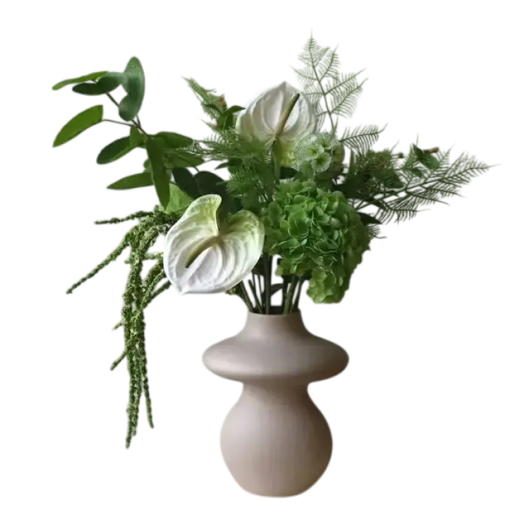 Botané Gräsgrön Bukett Vit Grön No Size Konstgjord växt