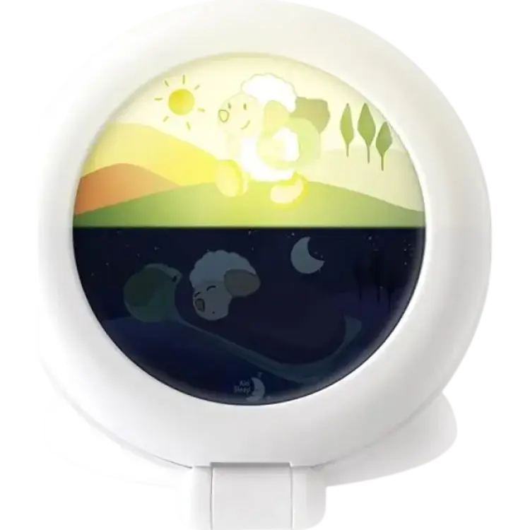 Pabobo Sleep Educational Alarm Clock Globetrotter White