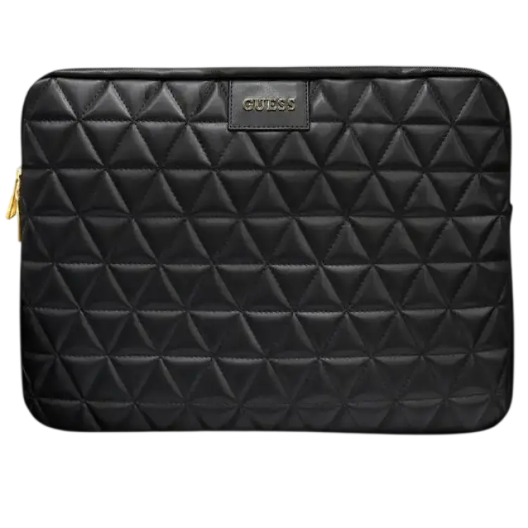 Guess Quilted Computer Case Sleeve 13" Laptop Black
