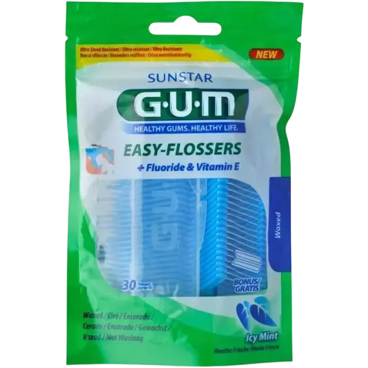 GUM Easy-Flossers Mint 30-pack