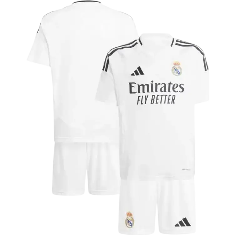 adidas Real Madrid 24/25 Home Mini Kit Youth