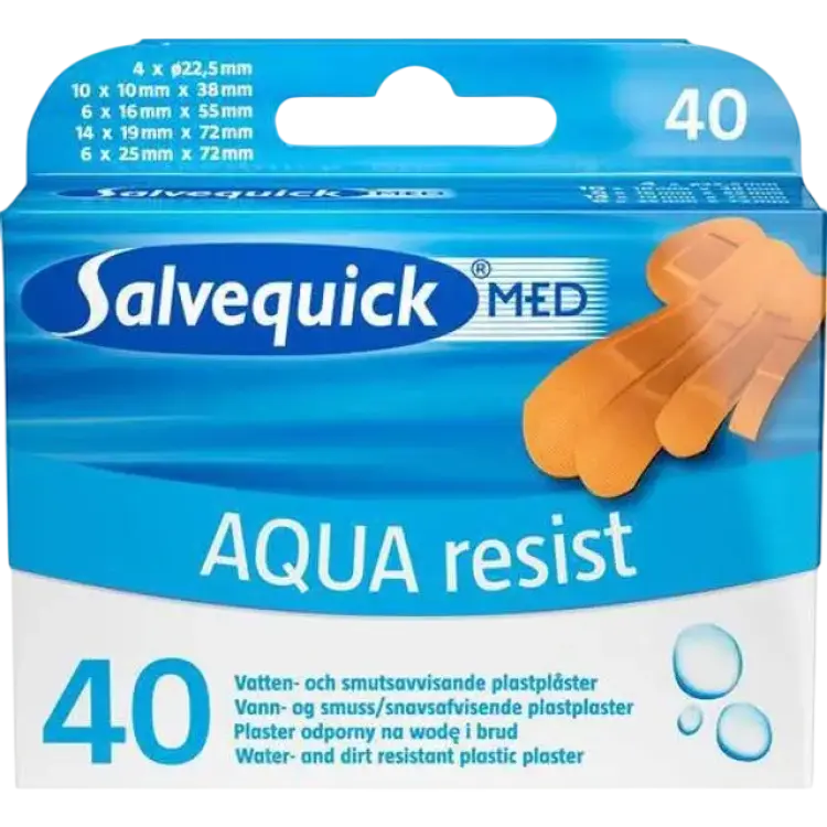 Salvequick Aqua Resist 40-pack