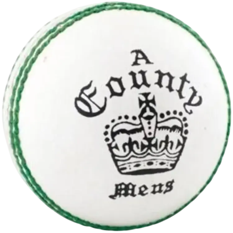 Readers County Crown Leather Cricket Ball White One Size