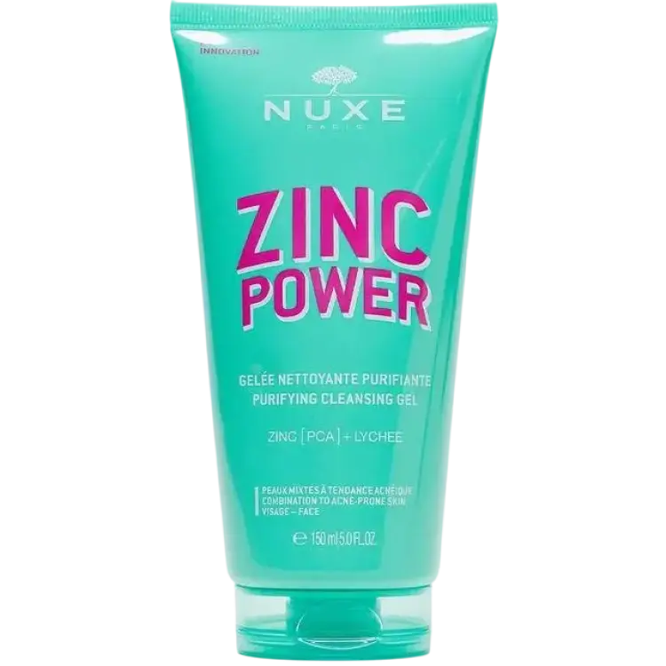 Nuxe Zinc Power Purifying Rengöringsgel 150 ml Ingen Färg