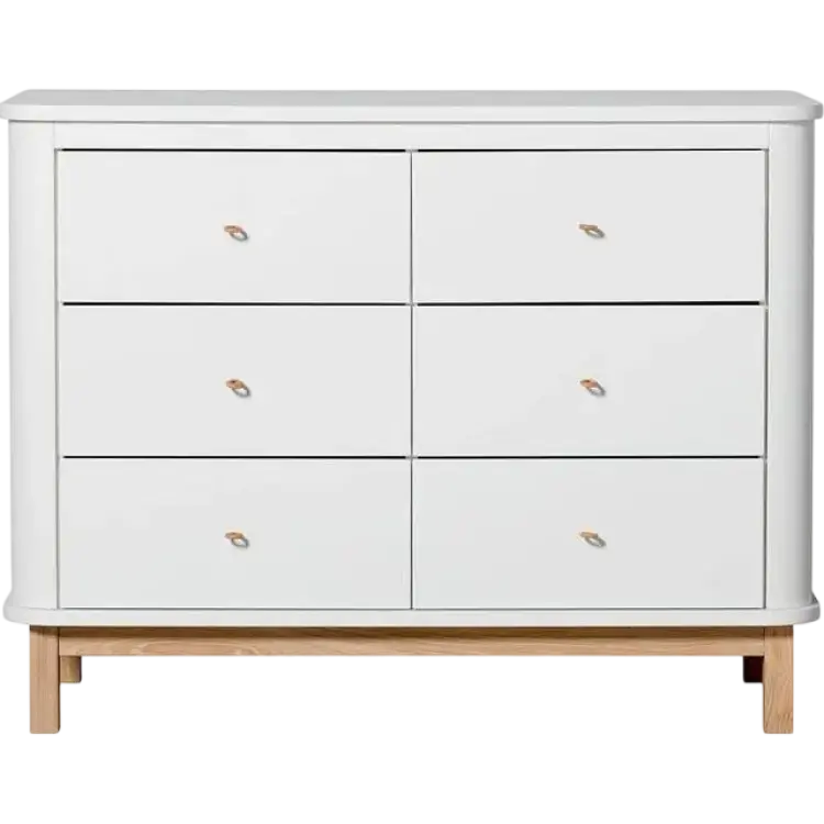 Oliver Furniture Wood Dresser 6 Drawers