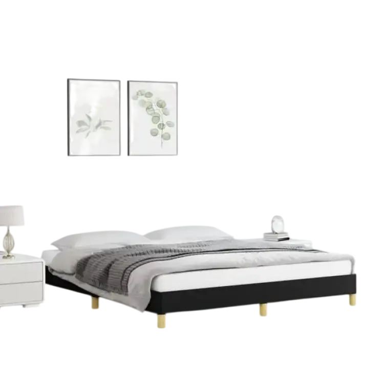 vidaXL svart Sängram