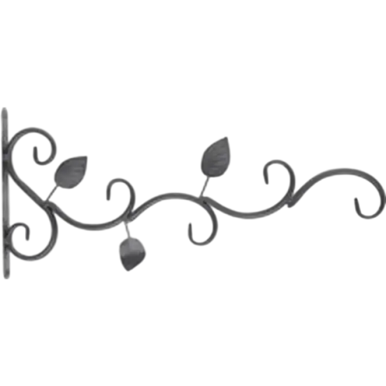 Hanging Plants Bracket Wall Mounted Iron Decorative Hook Hanger with Screws