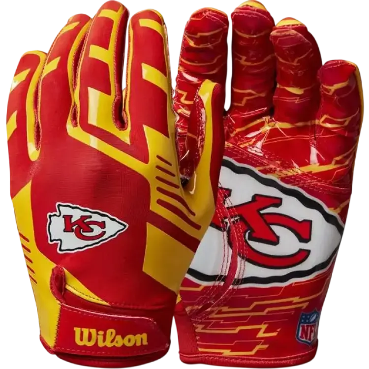 Wilson NFL Stretch Fit Kansas City Chiefs - Red/Yellow