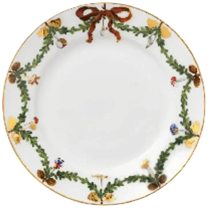 Royal Copenhagen Star Fluted Christmas Assiett 19cm