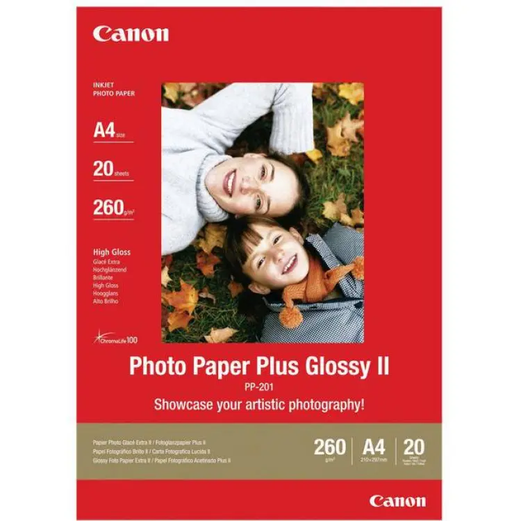 Canon PP-201 Plus Glossy II A4 260g/m² 20st