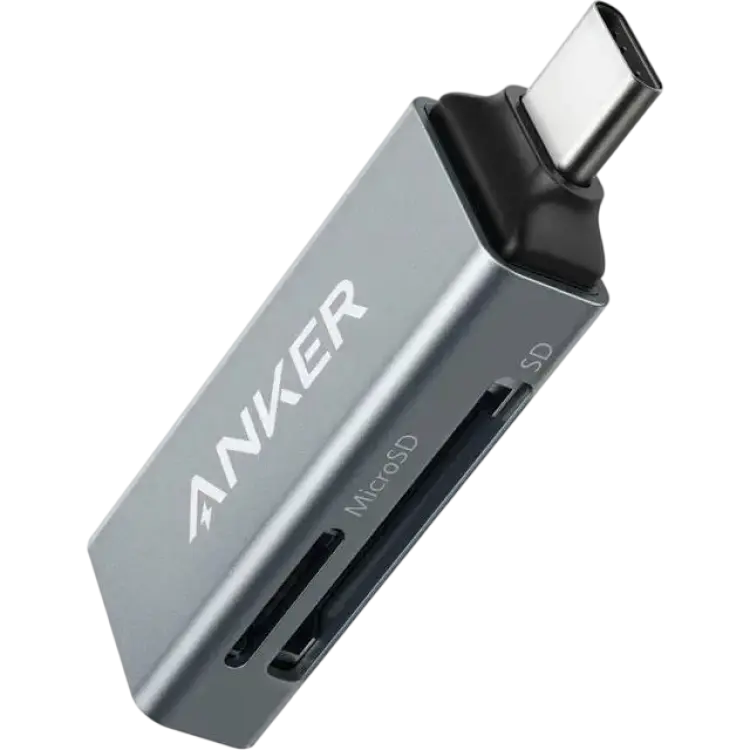 Anker Minneskortläsare 2-i-1 USB-C