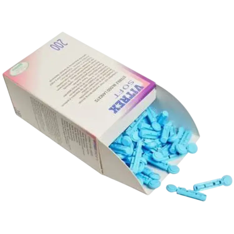 Vitrex Soft Blood Glucose Lancets 200-pack