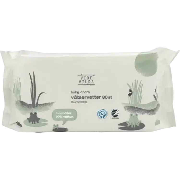 Vide Vilda Wet Wipes 80-pack