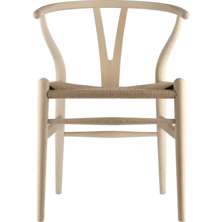 Carl Hansen & Søn CH24 Soaped Beech/Natural Wicker Köksstol 75cm