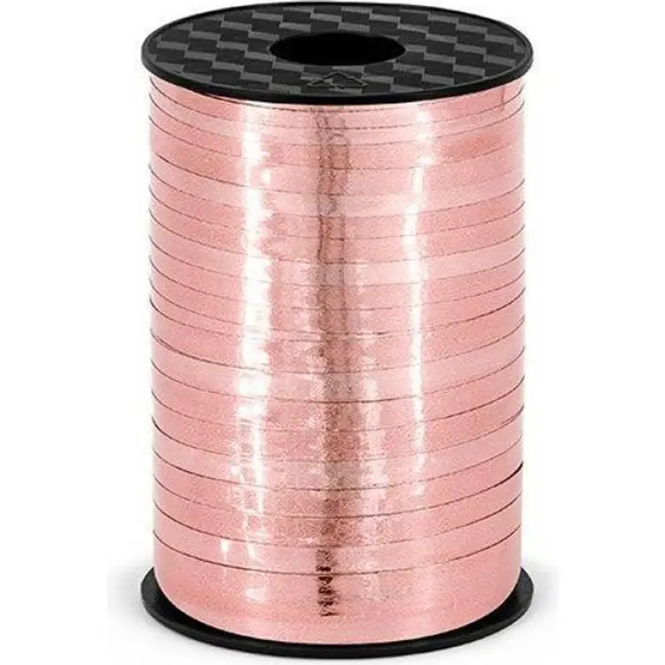 PartyDeco Rosegull Plastbånd 5mm x 225m