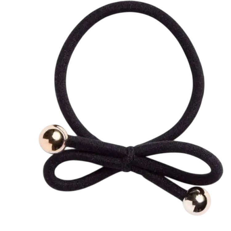 Ia Bon Hair Tie Gold Bead