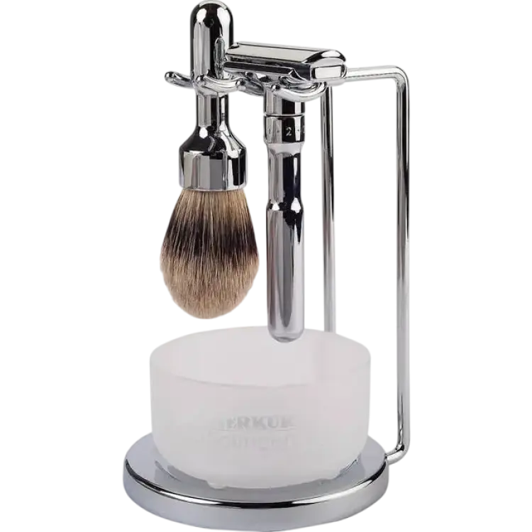 Merkur Futur 700 4-part Shaving Set- Polished Chrome