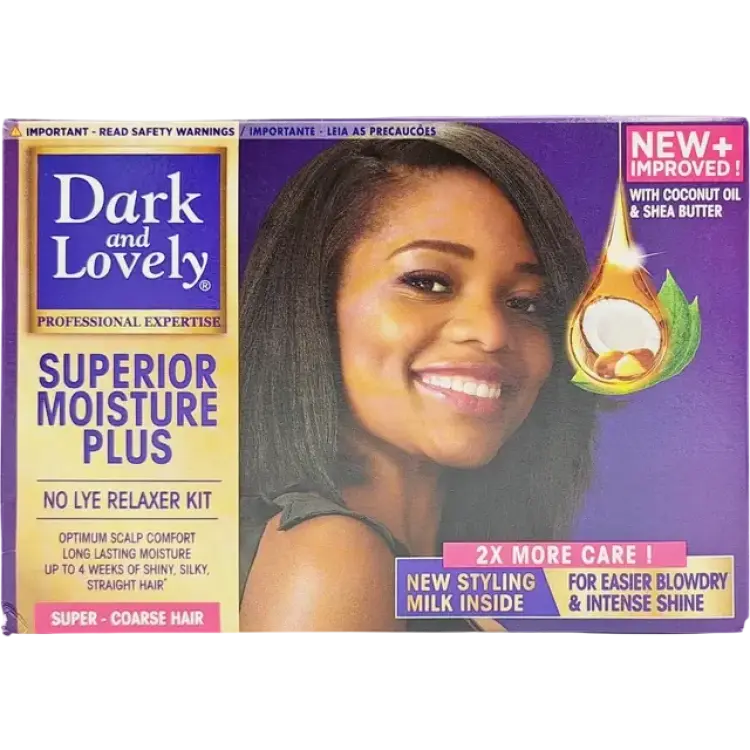 Dark & Lovely Superior Moisture Plus No Lye Relaxer Kit