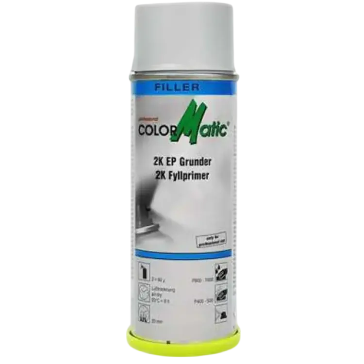 Motip Sprayfärg 2K Epoxigrundspackel Ljusgrå Dk/Se Colormatic