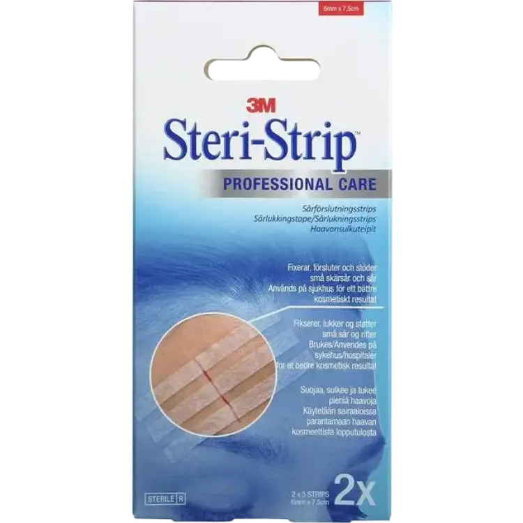 3M Steristrip Brun 6x75mm 6-pack