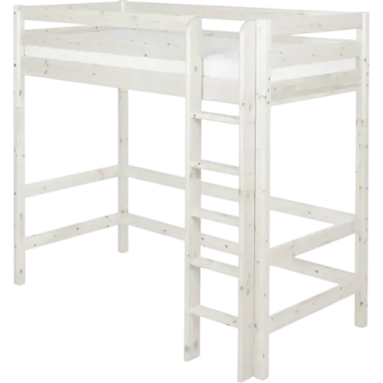 FLEXA Classic Loftsäng Med Lige Stige 90 x 200