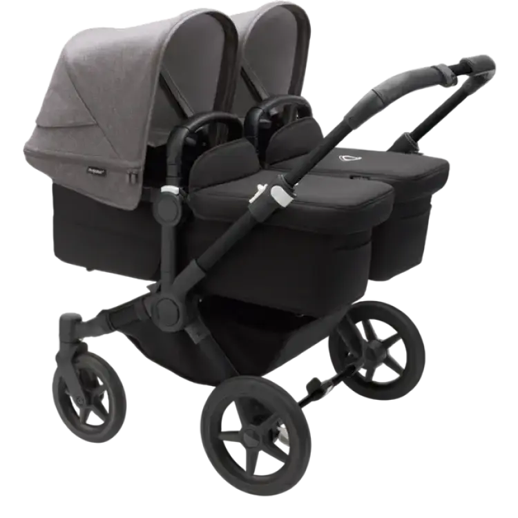Bugaboo Donkey 5 Twin-Barnvagn Med Liggdel Och Sittdel