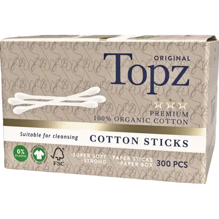 Topz Premium Cotton Sticks 300-pack