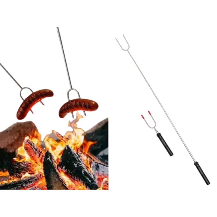 Outlust Grillgaffel Teleskopskaft 2-Pack
