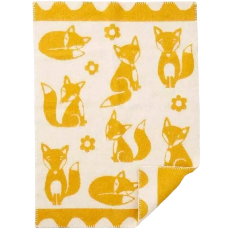 Klippan Yllefabrik Barnfilt Fox 65x90cm