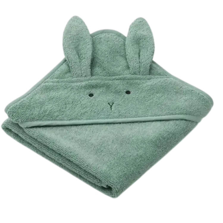 Liewood Albert Hooded Towel Rabbit