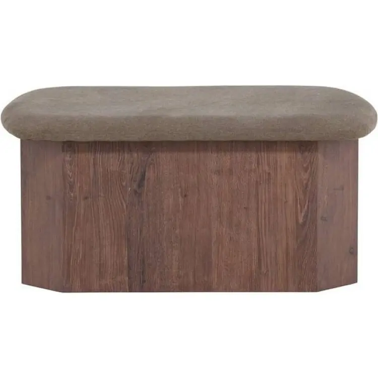 Venture Home Todd Ottoman Brun Fotpall Sittband Fotpall