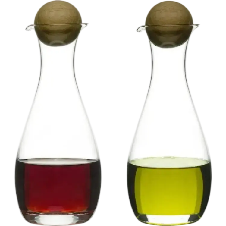 Sagaform Nature Olje- & Vinägerbehållare 30cl 2st