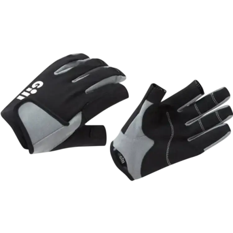 Gill Deckhand Long Finger Gloves Black